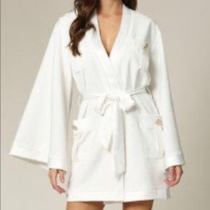 Kimono style dress. Loved the dress it just didn’t fit on me the way I’d like.